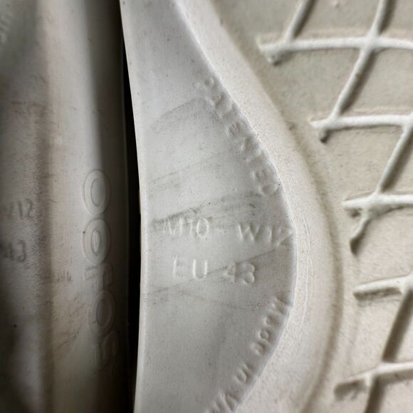 Oofos Ooahh Slide Nomad White Women's Size 12 - Picture 5 of 7